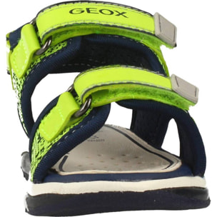 Sandalias Niño de la marca GEOX  modelo B SANDAL TODO BOY AMARILLO