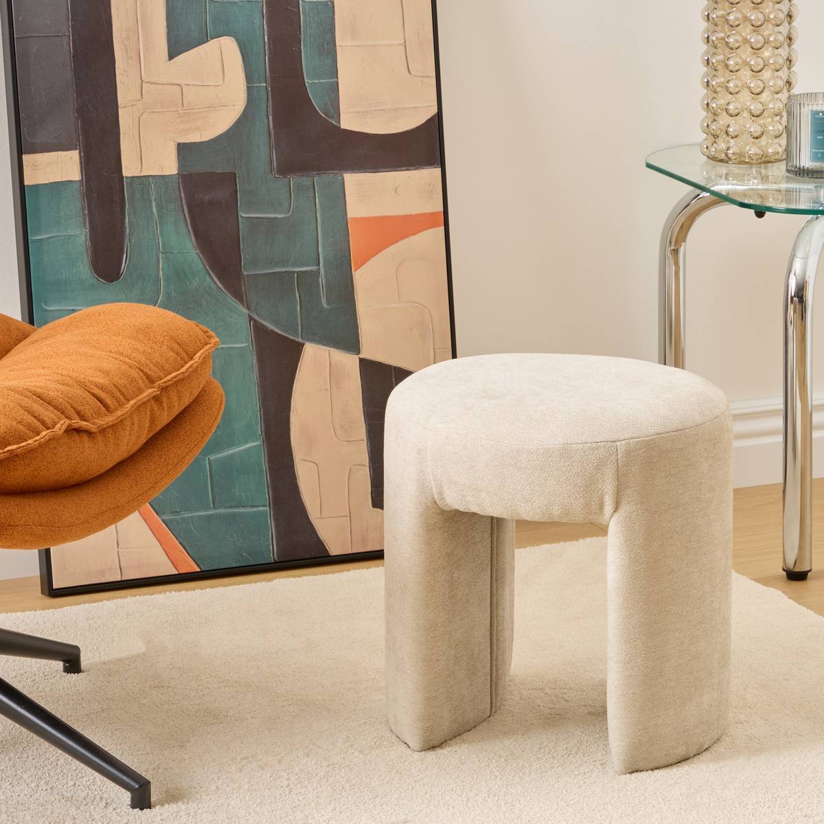 Pouf Jin beige