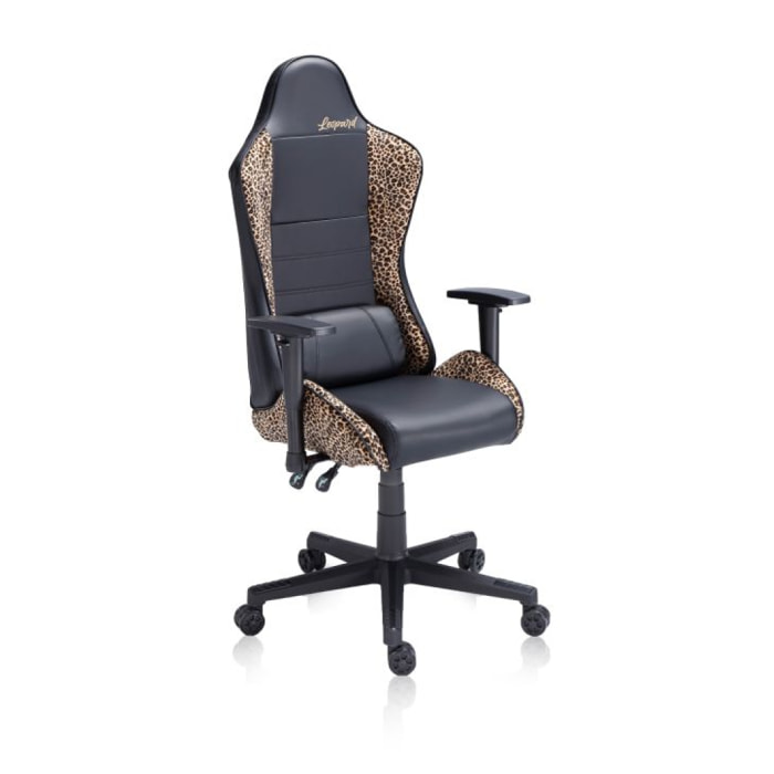 Silla gaming Gear Leopard Leopard - Negro