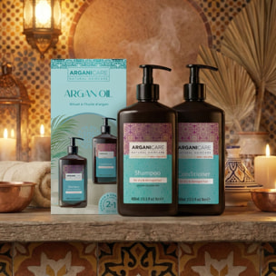 Argan - Coffret Réparateur Shampooing 400ml + Après-Shampooing 400ml