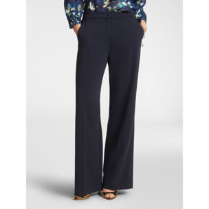 Elena Mirò - Pantaloni maschili in cady stretch - Blu