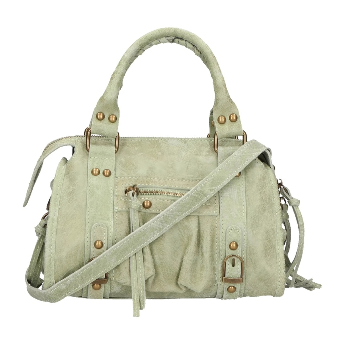 Borsa a spalla da donna - Modello Erisia - Vera pelle - 25.0 x 15.0 x 10.0 cm