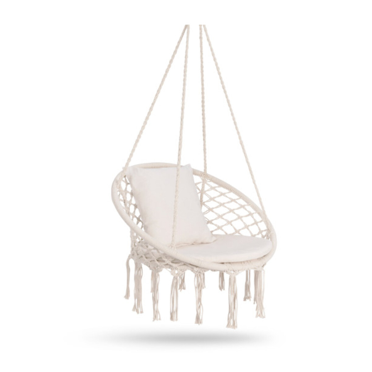 Hamac chaise macrame - Beige Macramé