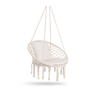 Hamac chaise macrame - Beige Macramé