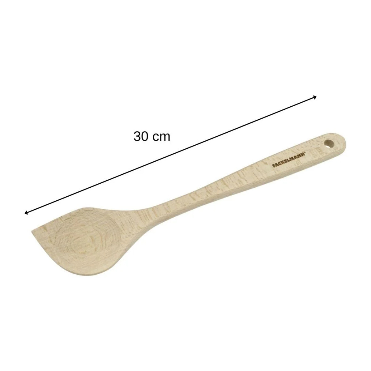 Lot de 3 cuillères en bois 30 cm Fackelmann Nature