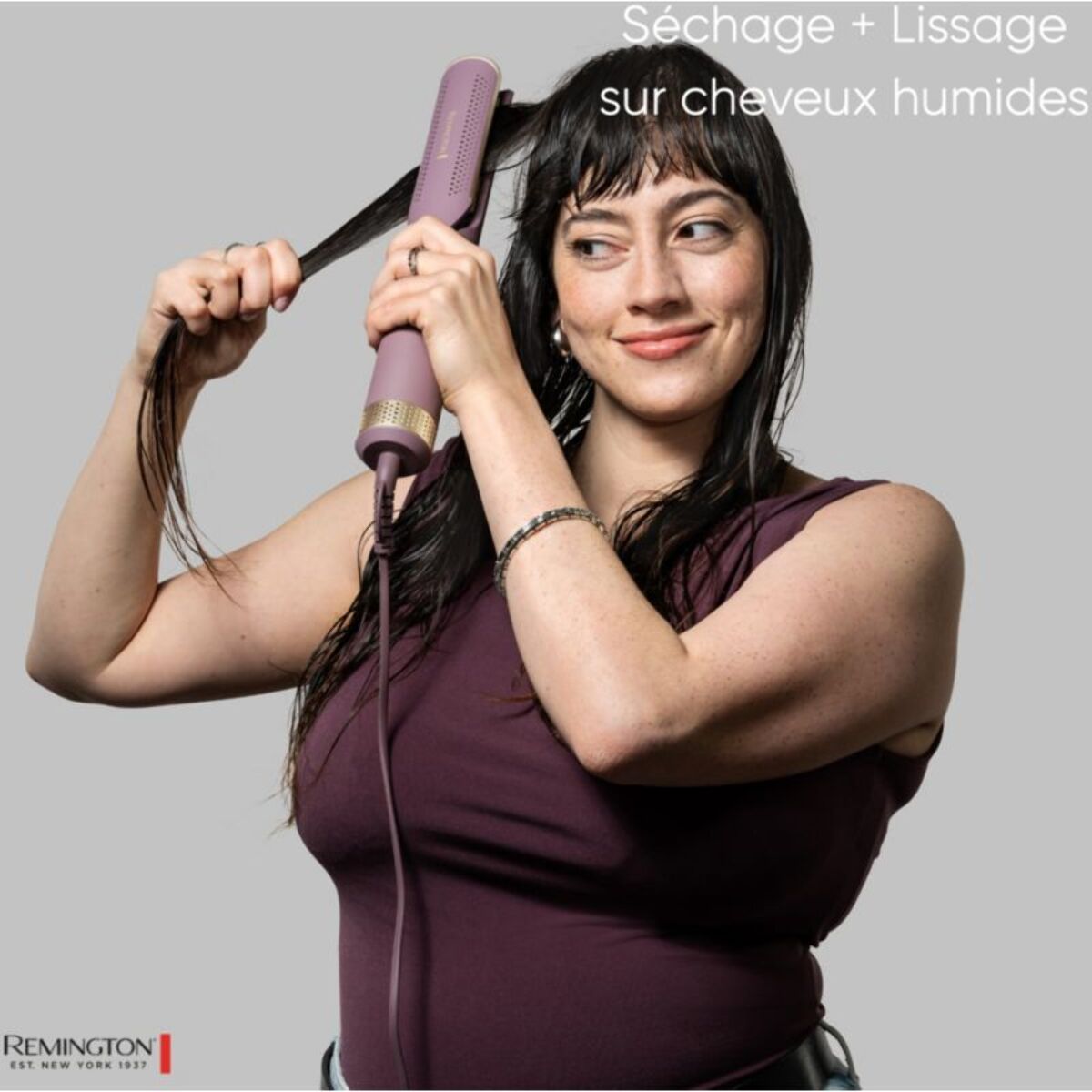 Lisseur séchant REMINGTON 2 en 1 AIRvive
