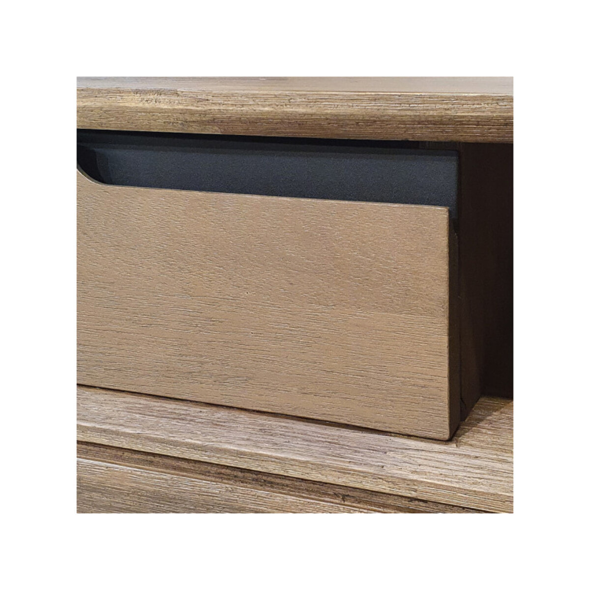 Console en bois d'acacia avec rangements - AMALFI