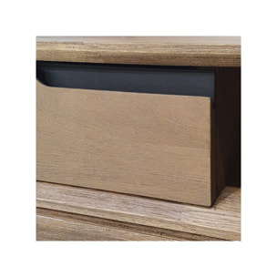Console en bois d'acacia avec rangements - AMALFI