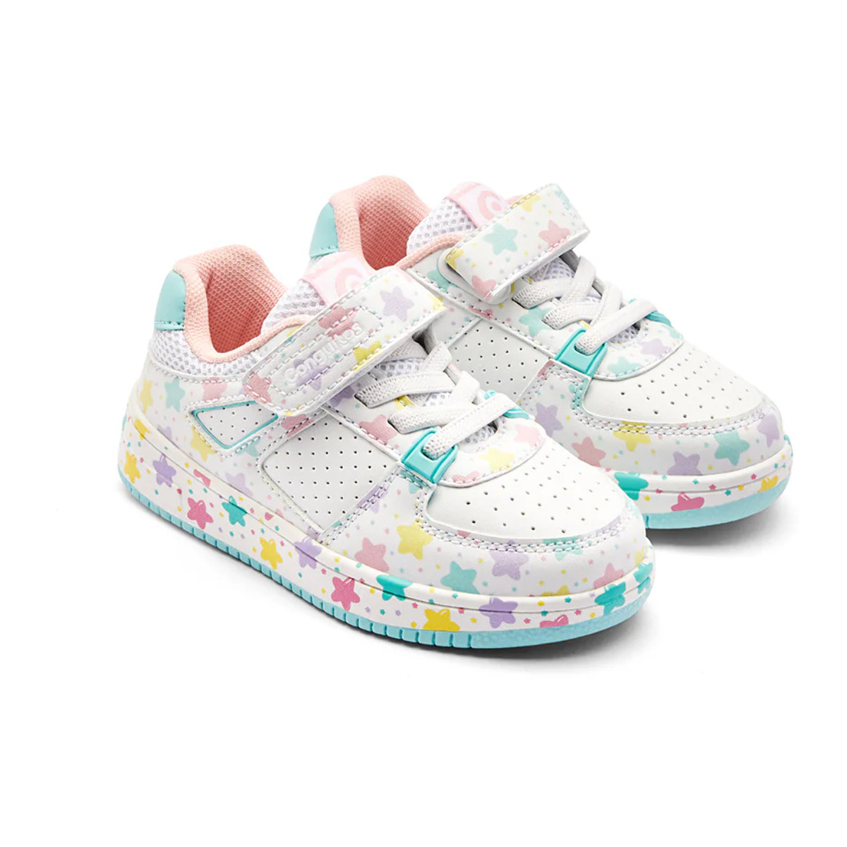 Zapatillas Multicolor Estrellas Blancas