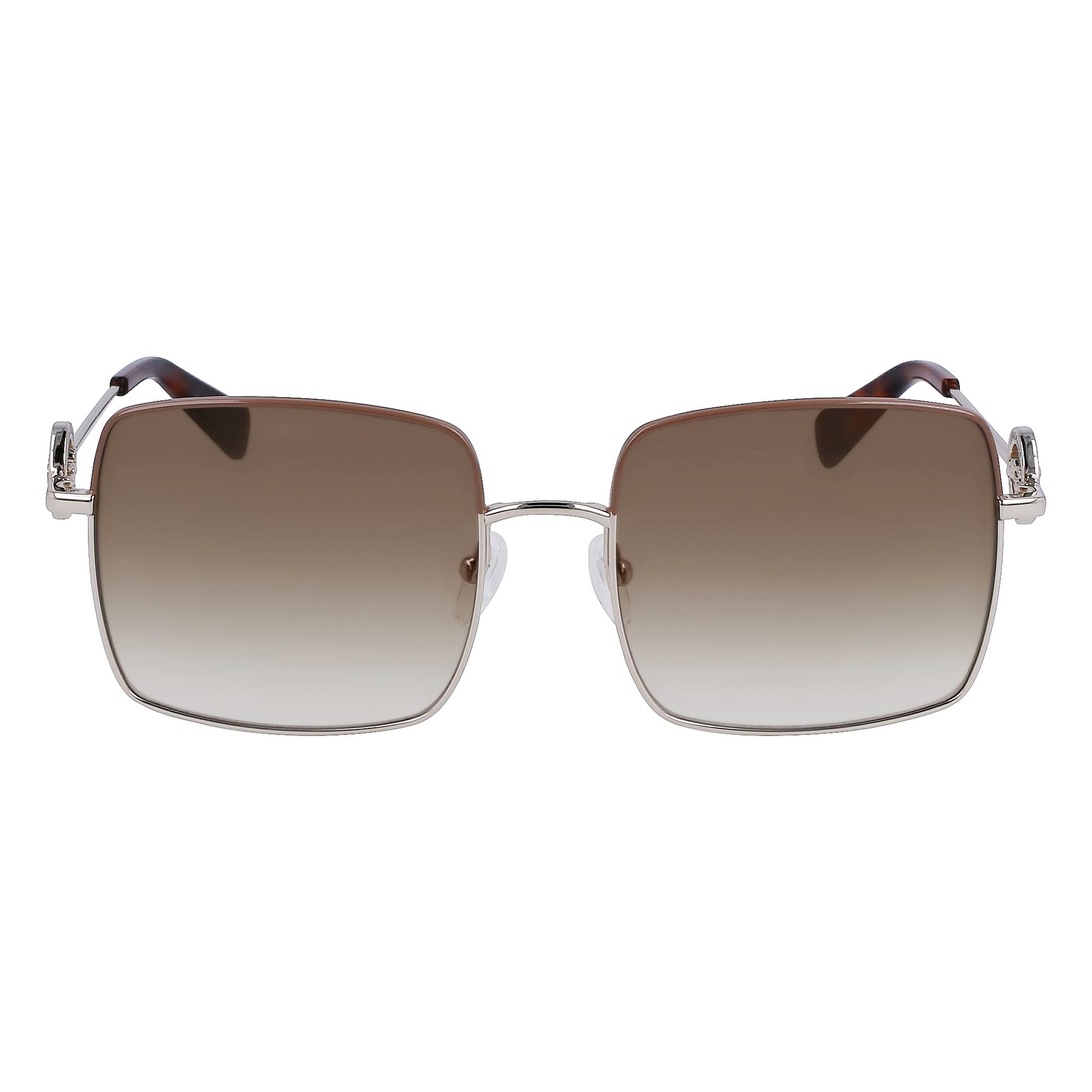 Longchamp - lunettes de soleil - doré - Couleur des verres : marron - indice solaire : cat. 3