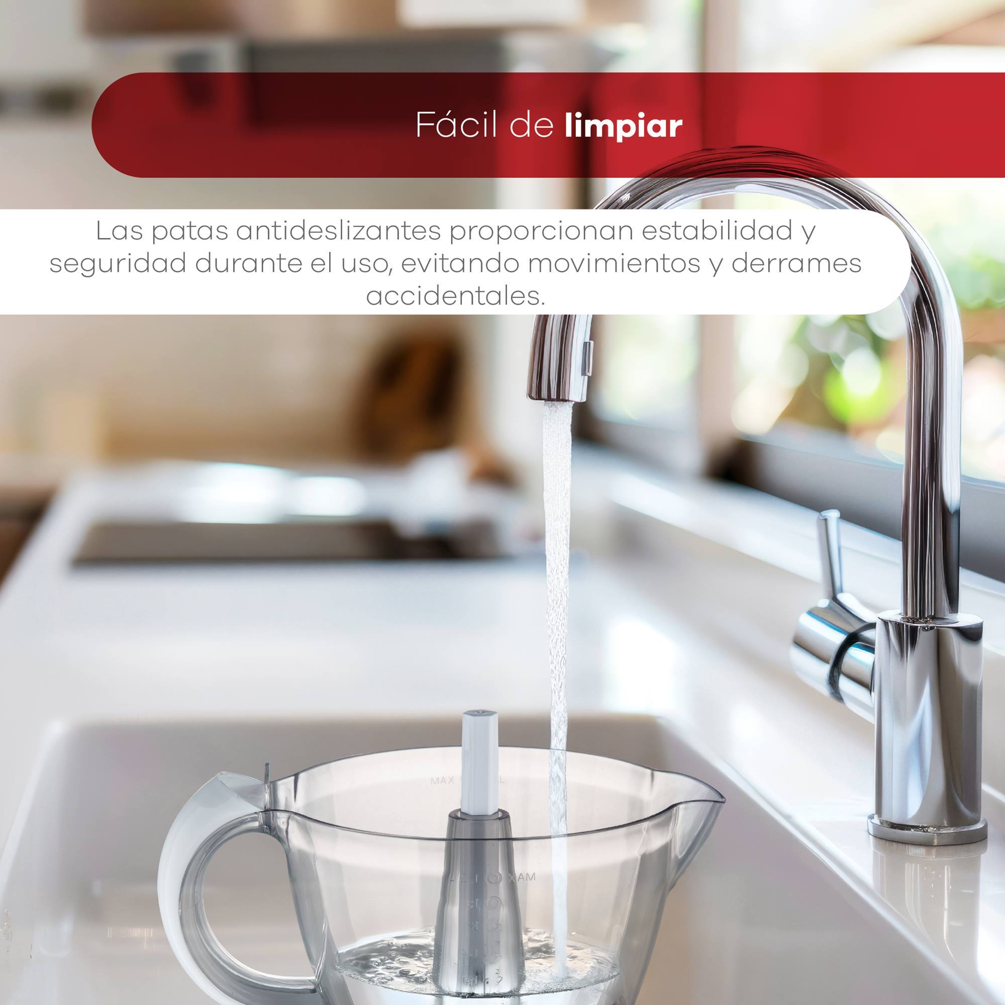 exprimidor de 40w de potencia - capacidad de 1.2 litros - arranque y parado automático - 2 conos para 2 tipos fruta