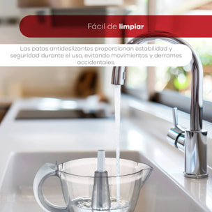 exprimidor de 40w de potencia - capacidad de 1.2 litros - arranque y parado automático - 2 conos para 2 tipos fruta