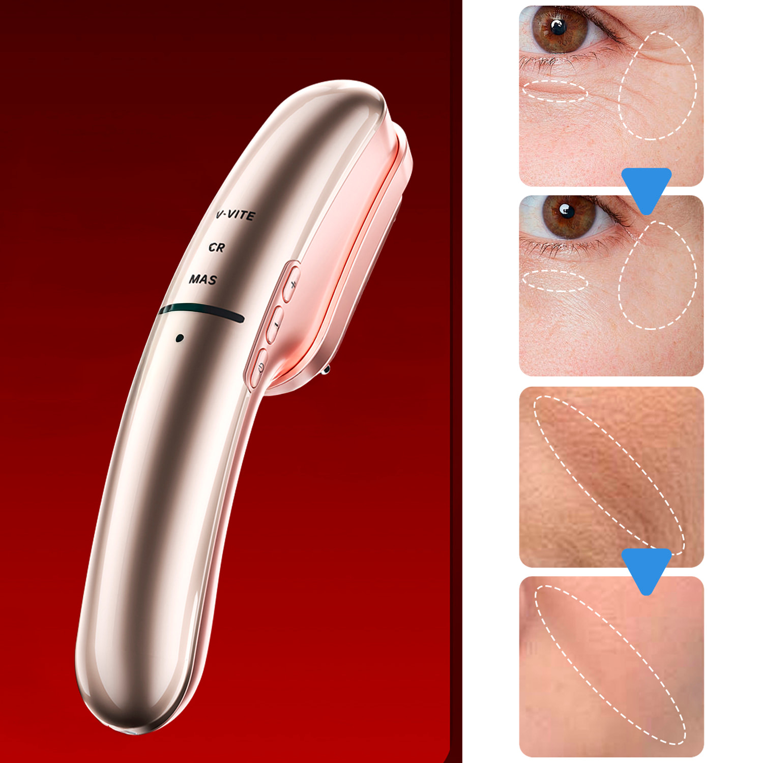 Strumento di bellezza per la cura dei capelli, del corpo e del viso.