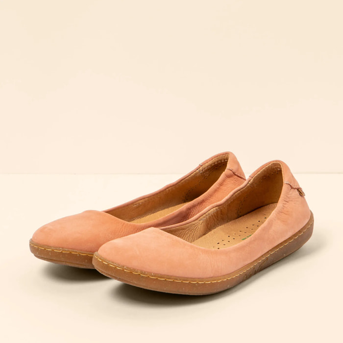 Bailarinas N5300 NOBUCK LAVADO SALMON/ CORAL color Salmon