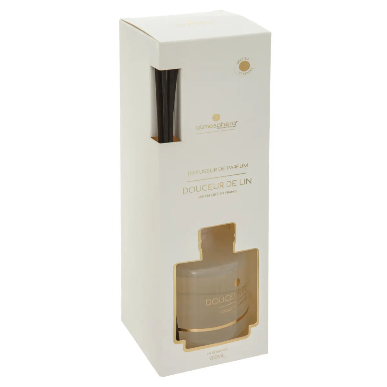 Diffuseur de parfum Ilae 200ml verre lin