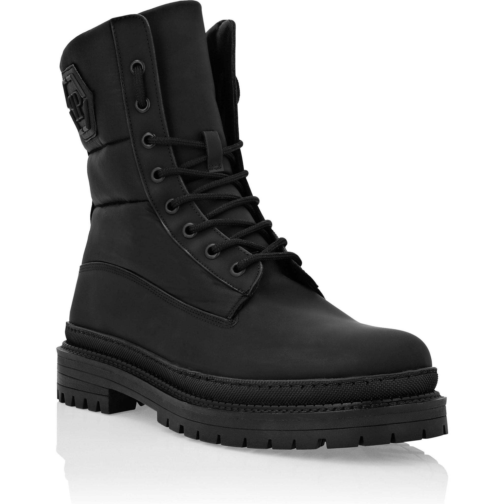 PHILIPP PLEIN Boots Mid Flat HEXAGON