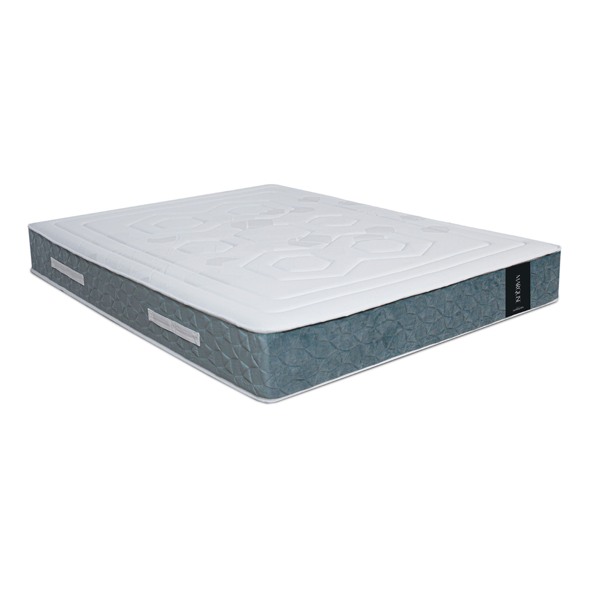 Matelas Hybride MARQUISE Ressorts Ensachés & Mémoire de Forme, 33 cm, Soutien Ferme, 4 poignées, Garantie 10 ans