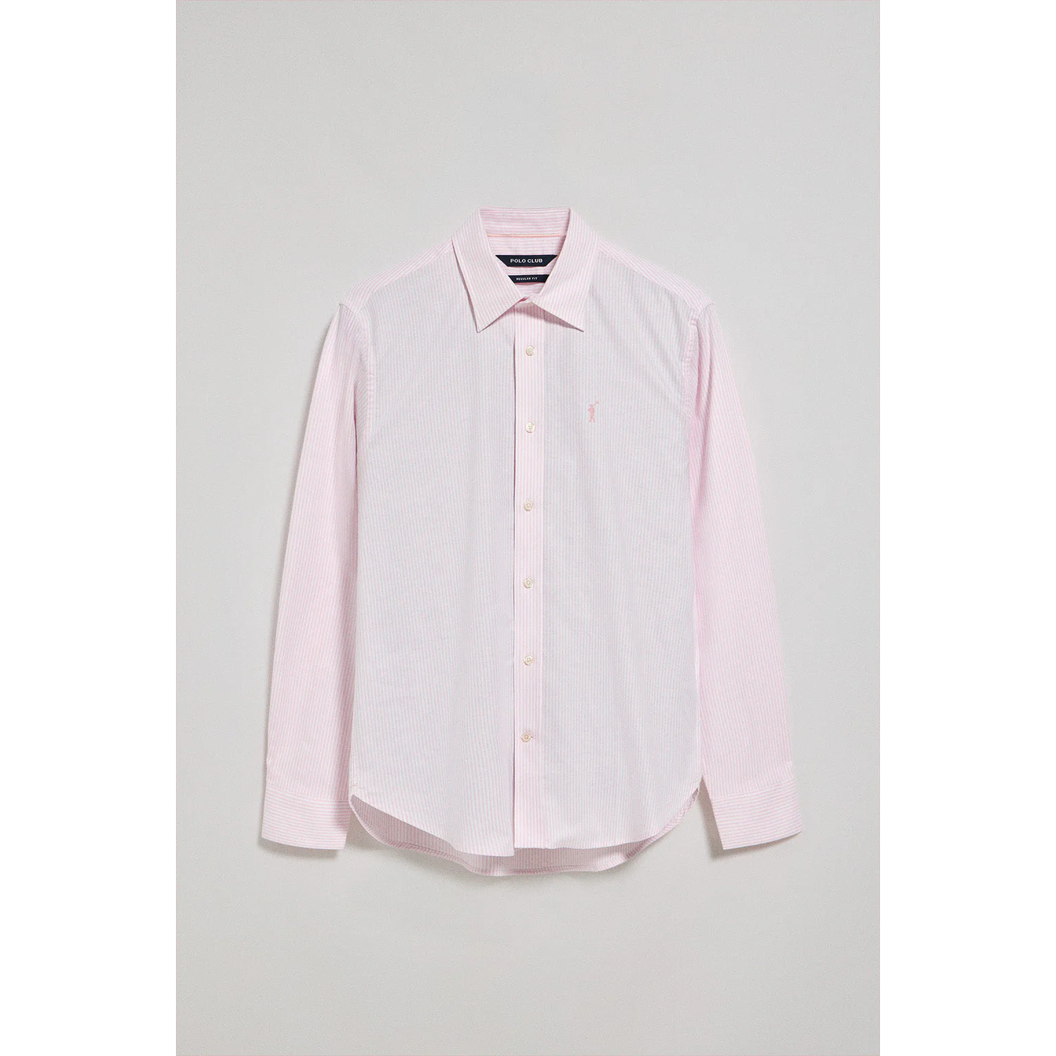 Camisa raya yale rosa con logo bordado Rigby Go