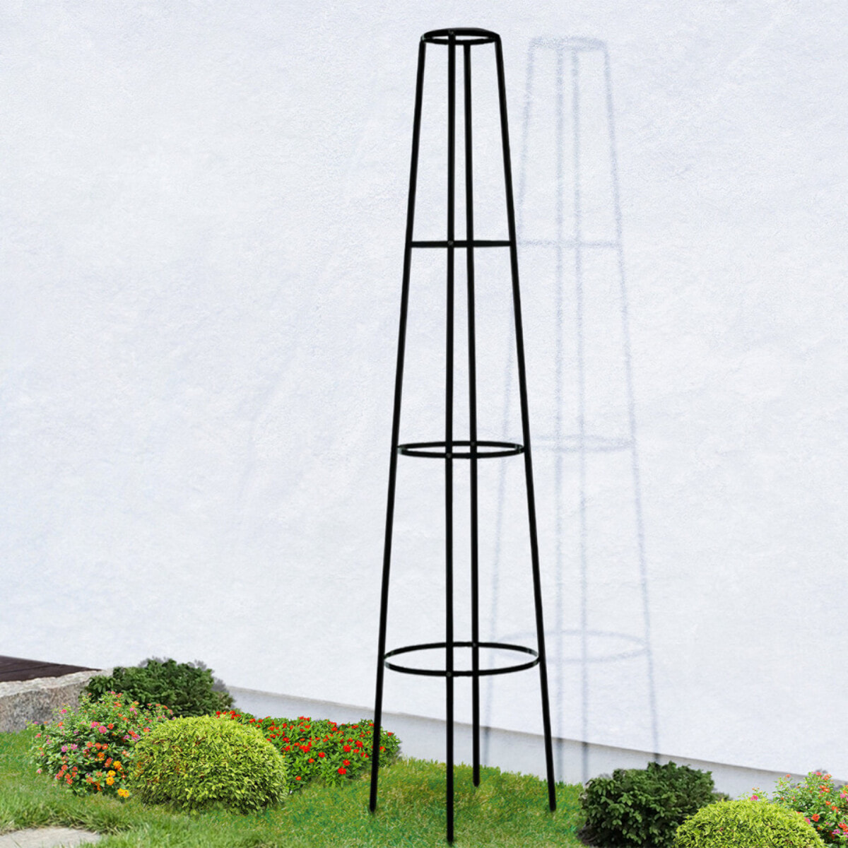 Tuteur pour rosier en métal 200cm