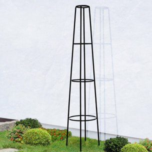 Tuteur pour rosier en métal 200cm