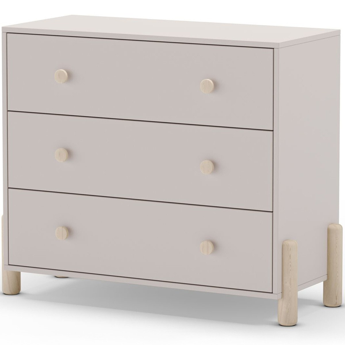 Commode enfant 3 tiroirs en bois - BASTIEN