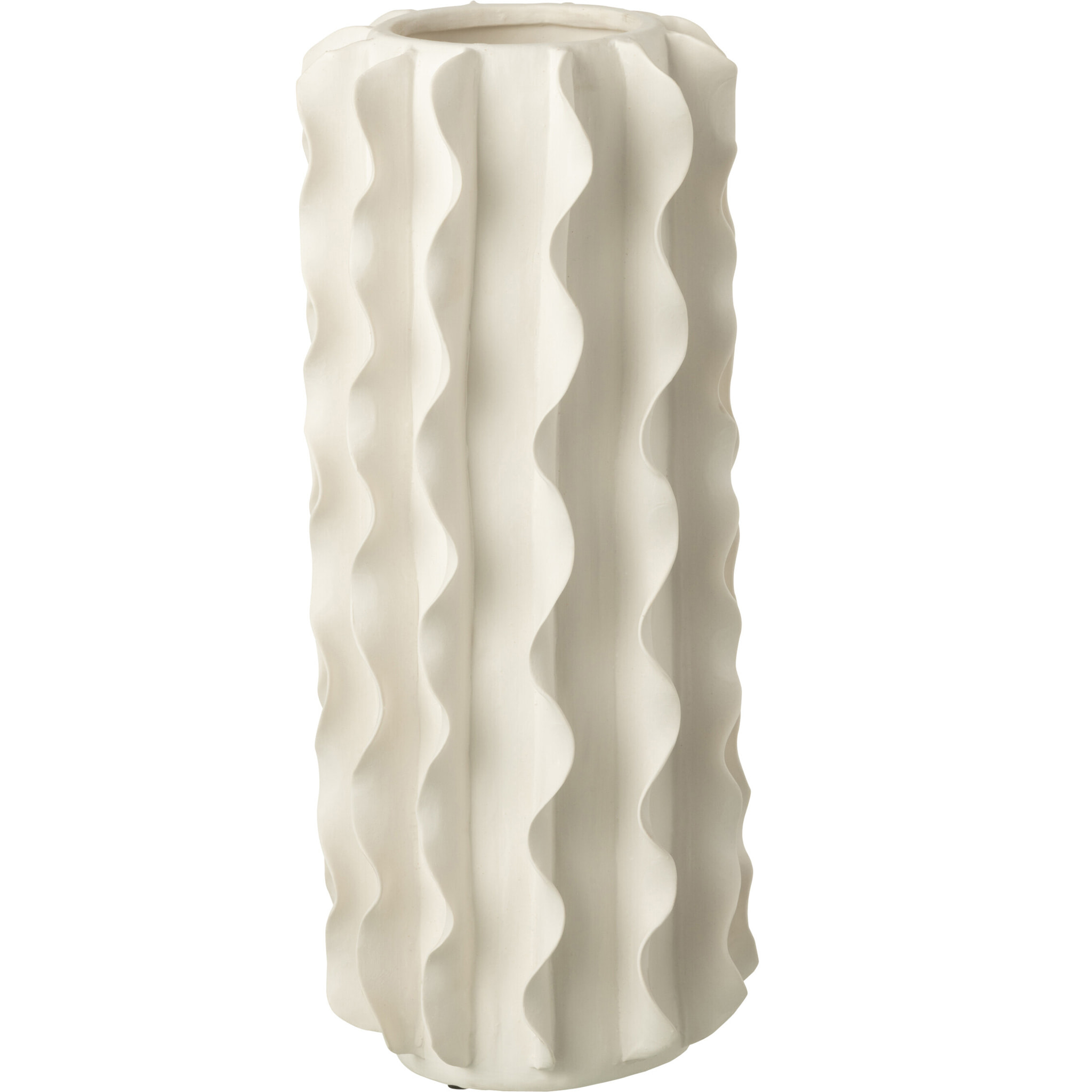 J-Line vase Helix - céramique - blanc