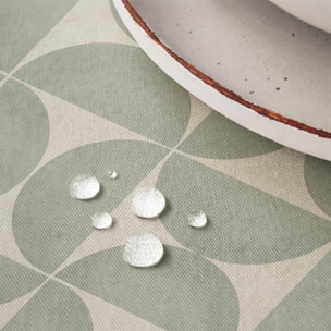 Mantel antimanchas HENRY VERDE - 100% algodón