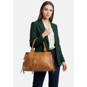 Borsa a spalla da donna - Modello Clara - Vera pelle - 41.0 x 28.0 x 13.0 cm
