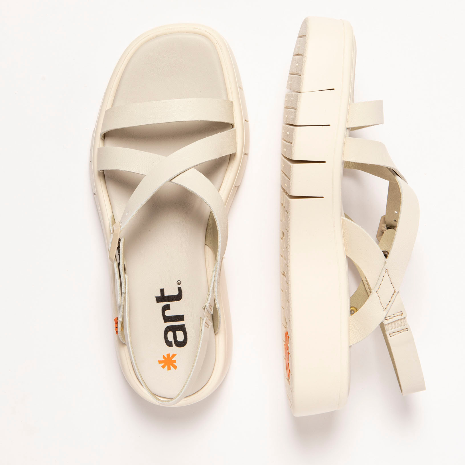 Sandalias 1853 NAPPA CREAM/ MALAGA color Cream