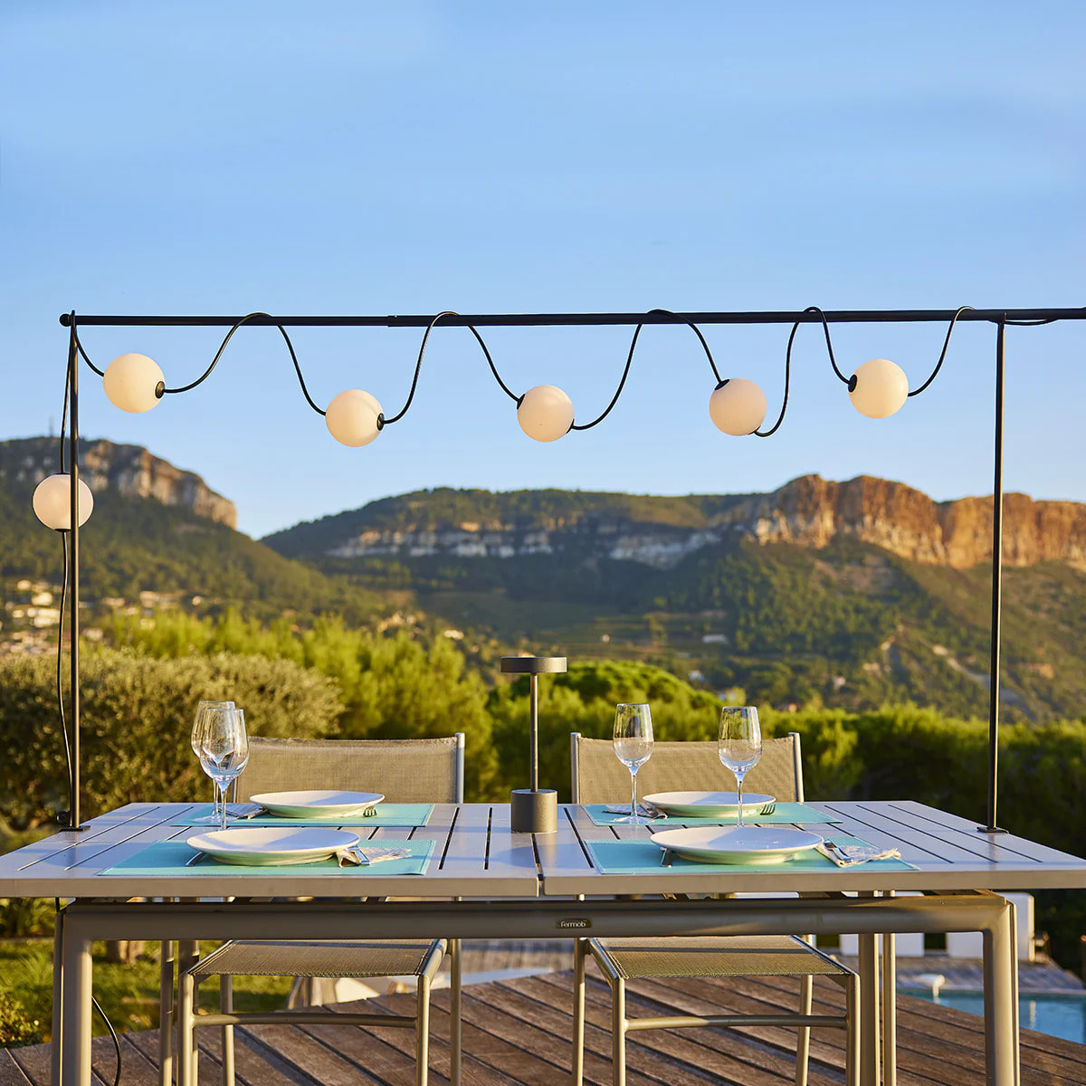 Support de table guirlande BARILO 4M