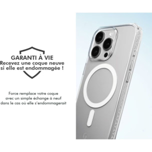Coque FORCE CASE AirXtrem Magnet S26+ recyclé transparent
