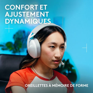 Casque gamer LOGITECH G321 Blanc  Lightspeed