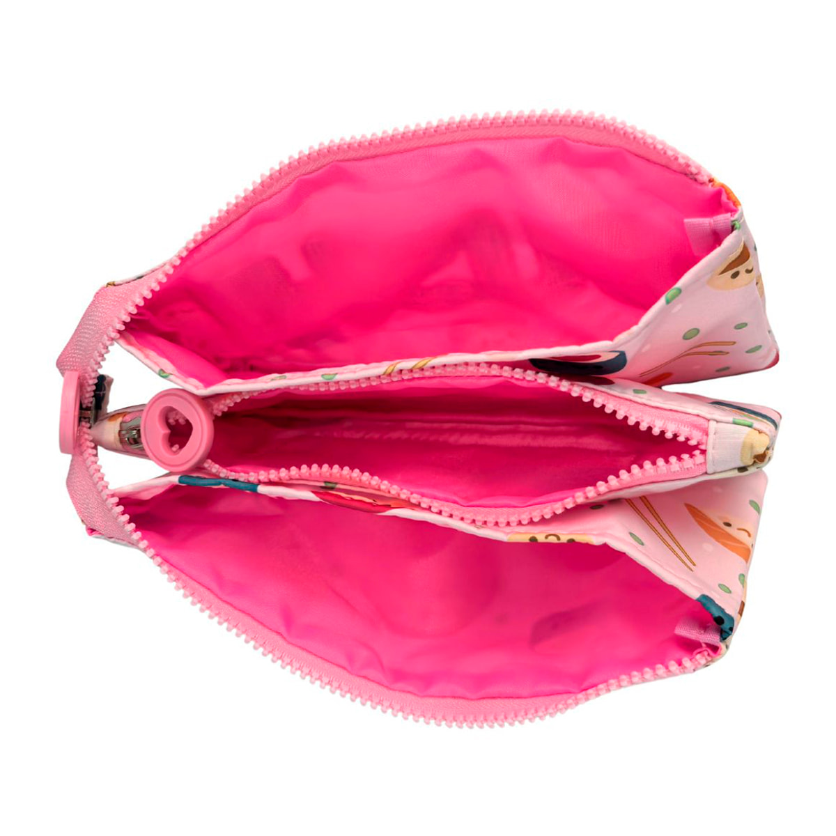 Estuche Triple Blin Blin Sushi. Interior totalmente forrado. Detalle de logo en goma.