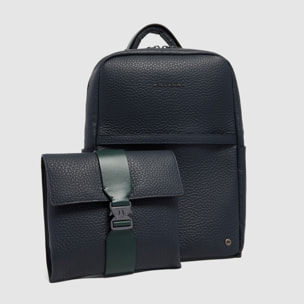 Piquadro Zaino uomo porta pc 14" a due scomparti