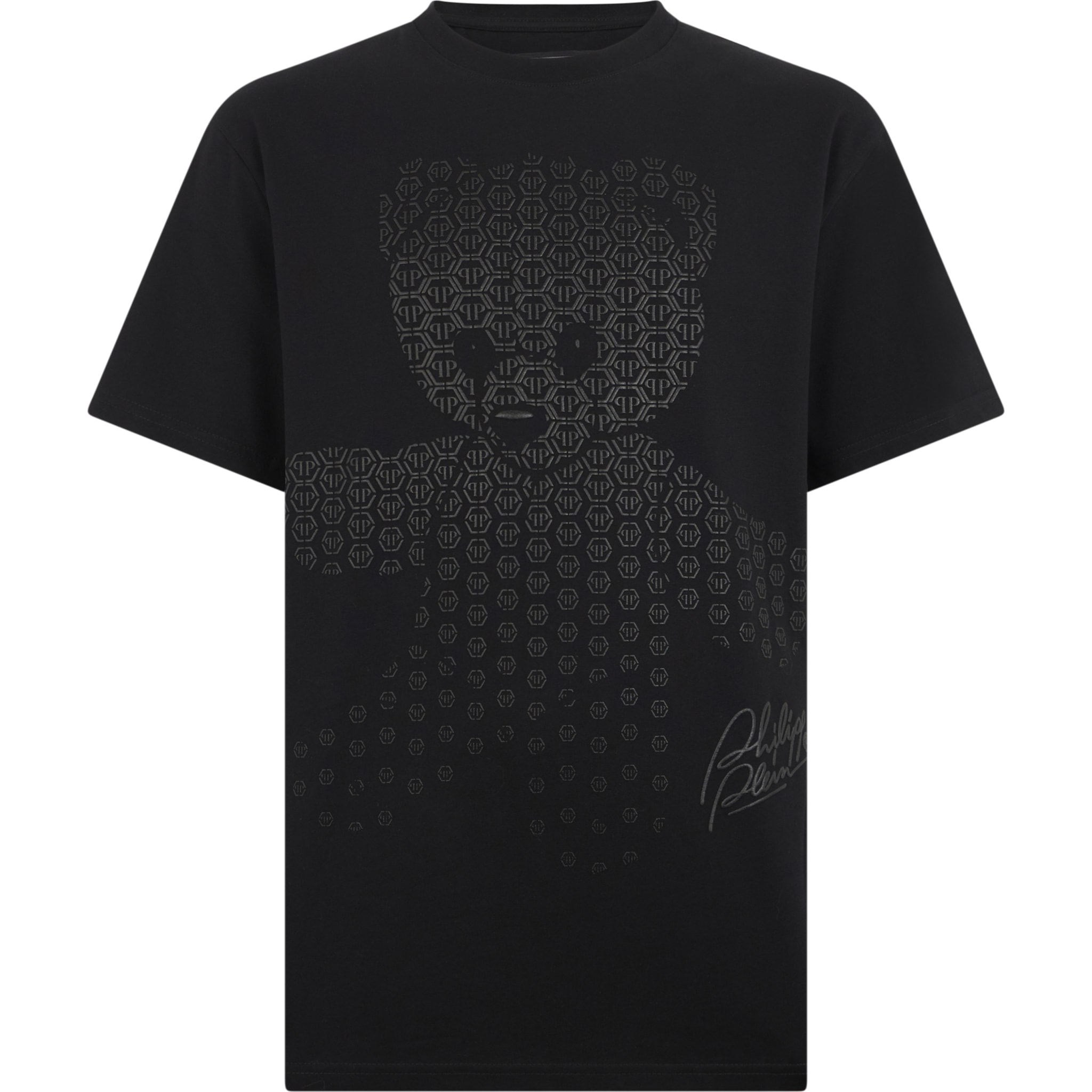 PHILIPP PLEIN Round Neck T-Shirt Puffy Teddy Teddy Bear