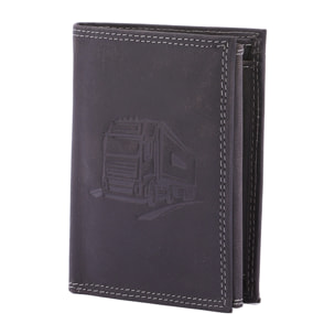 Portafoglio  da uomo In Vera pelle Made in Italy 10x13x3 cm