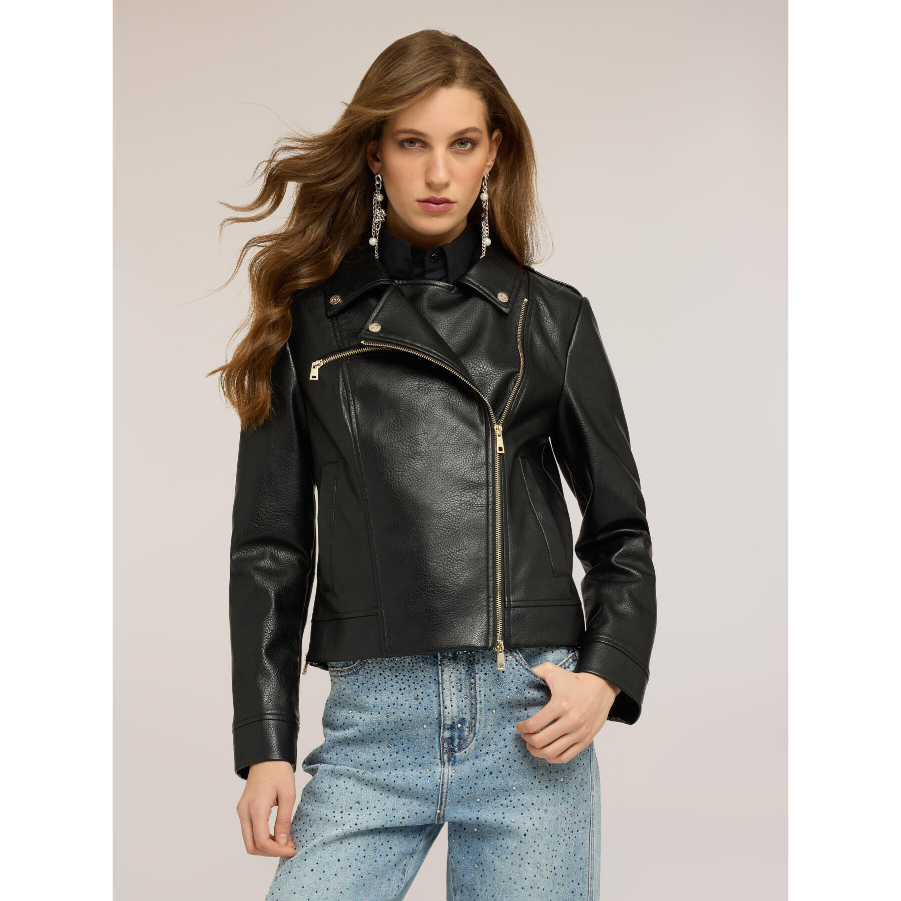 Motivi - Giubbotto biker - Nero