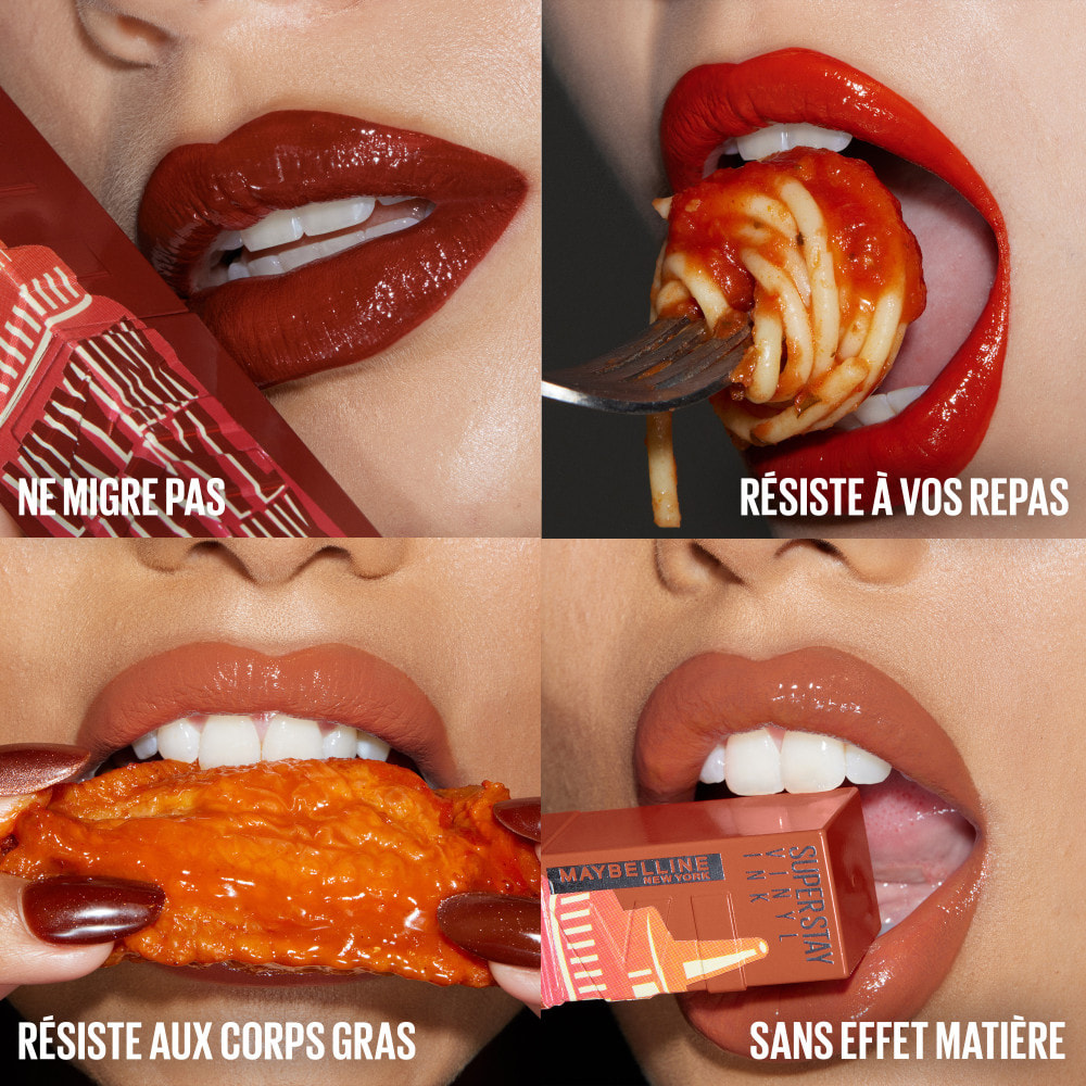 Maybelline New York Superstay Vinyl Ink Encre à lèvres liquide mat 195 BARBECUE 4.2 ML