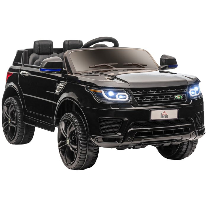 Voiture électrique enfant SUV 4X4 - 12V, 2 moteurs, 5Km/h max. - télécommande - nombreux effets - noir