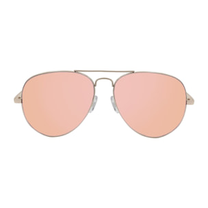 Gafas de sol PALO ALTO SAN DIEGO - Metal dorado / Revo rosa