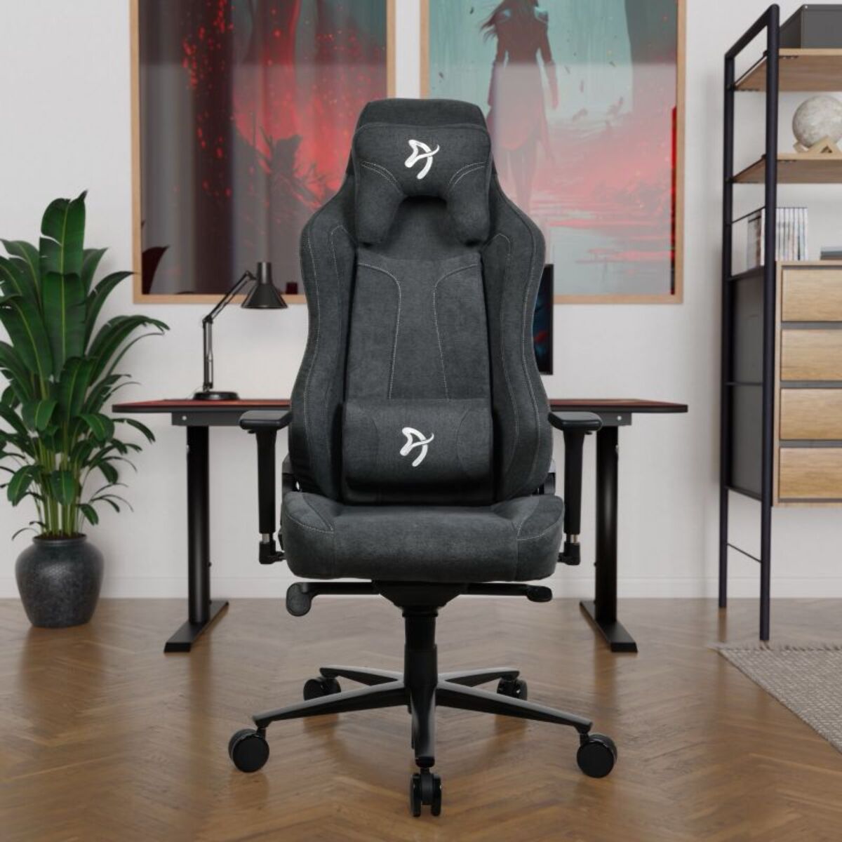 Chaise gaming AROZZI Vernazza Soft Fabric Dark Grey