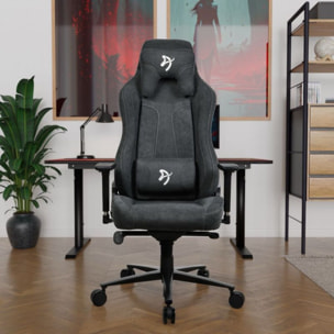 Chaise gaming AROZZI Vernazza Soft Fabric Dark Grey