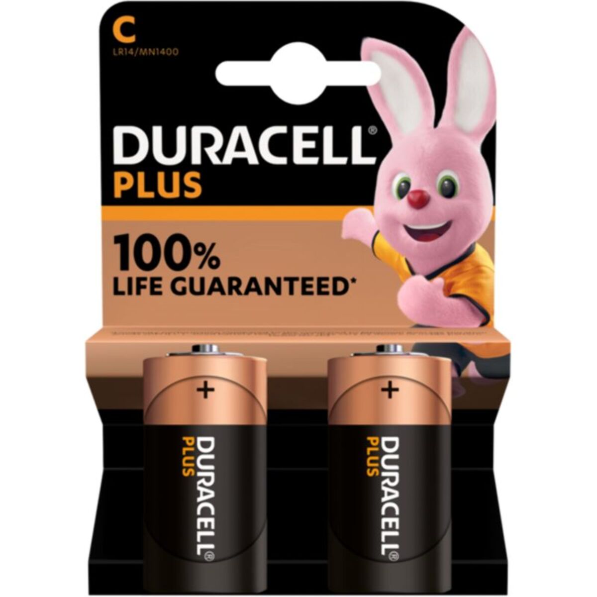 Pile DURACELL LR14 C Lot 2 piles PLUS