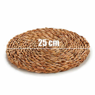 Sottopiatto rotondo vegetale di 25 cm.