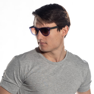 Gafas de sol OCEAN FLORENCIA - Marrón degradado con montura azul y patillas negras