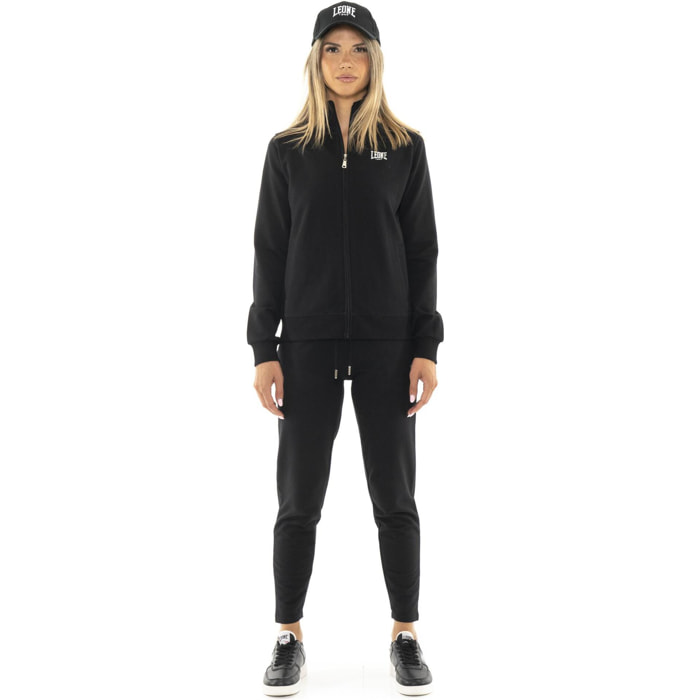 Tuta da donna invernale con colletto e zip "Silver"