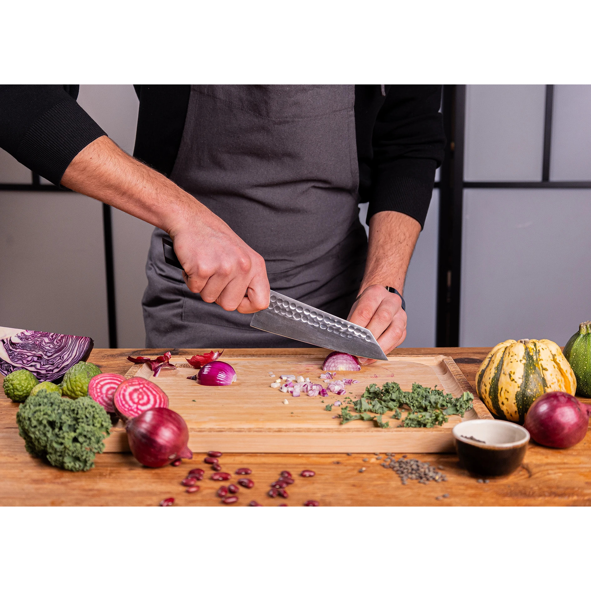 Set complet de couteaux (9 pièces) - Collection Bunka