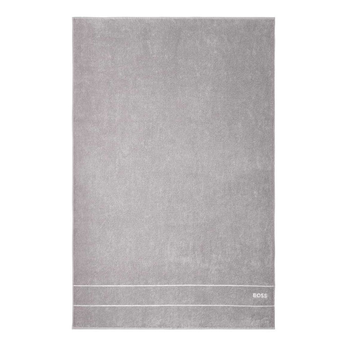 Toalla de baño Plain - algodón - gris - 600 gr/m²