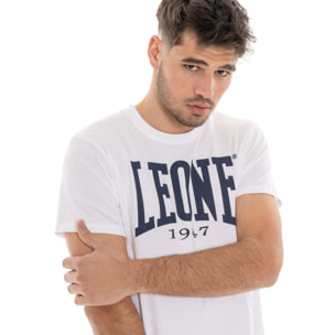 Maglietta da uomo a maniche corte con logo grande
