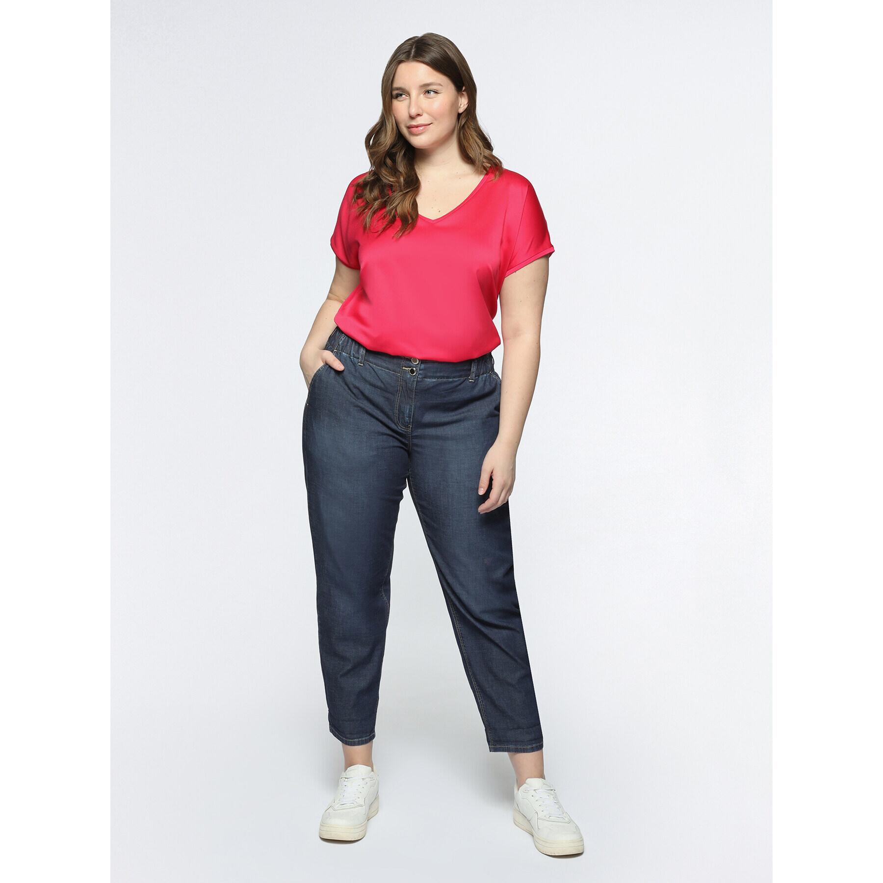 Fiorella Rubino - Jeans balloon dark blue - Blu